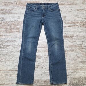 Womens Lucky Brand Sweet Straight Jeans Size 6 Blue Denim